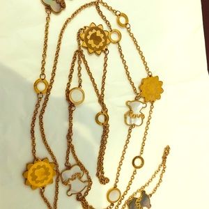 Love Necklace (van clef/tous like) mother of pearl